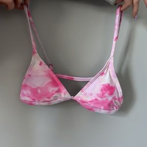 Adorable pink bkini top